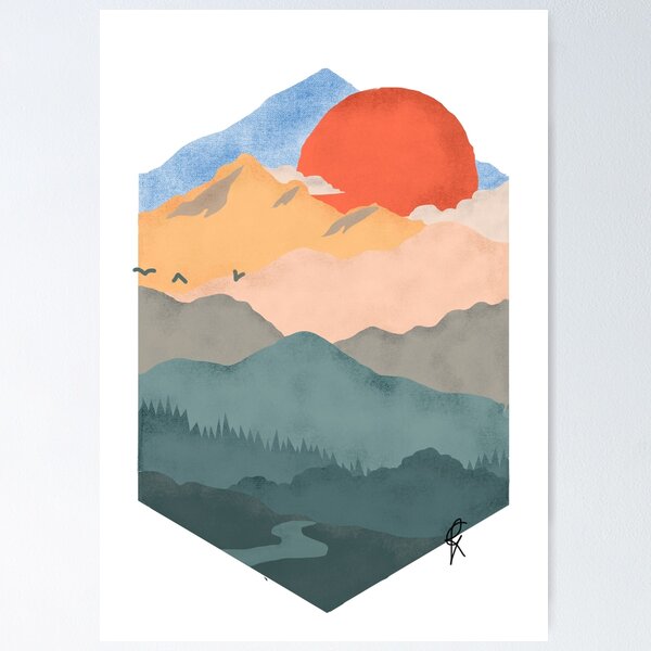 Item preview, Abstract Landscape designed and sold by Giu-96.