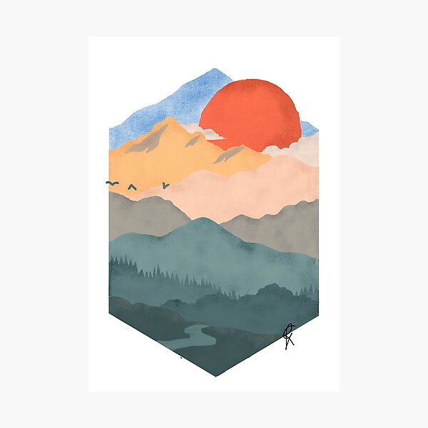 Item preview, Abstract Landscape designed and sold by Giu-96.