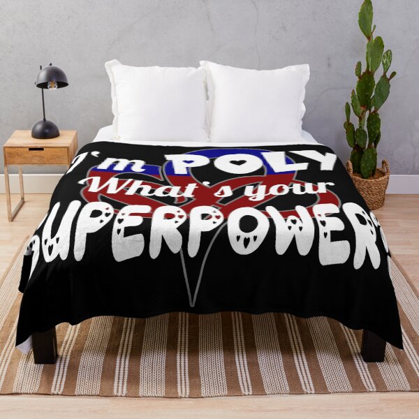Item preview, I'M POLY WHAT'S YOUR SUPERPOWER - Polyamory Poly Pride designed and sold by Carl's Clothing.