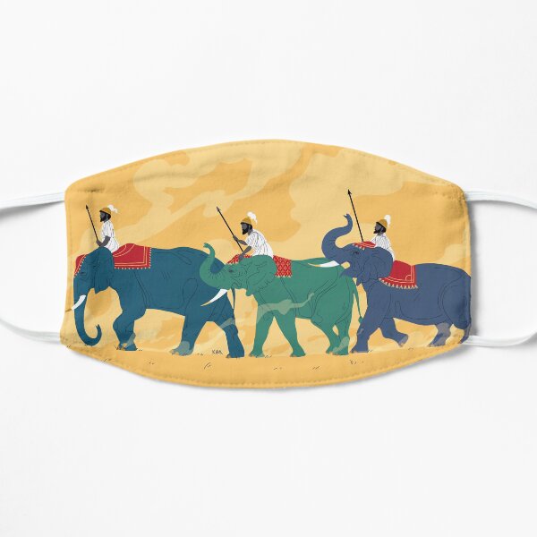 Carthage War Elephants Flat Mask