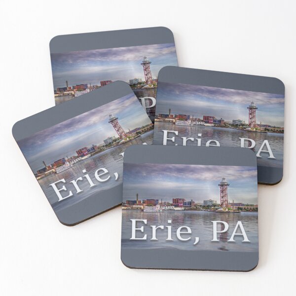 Erie Bayfront Coasters (Set of 4)