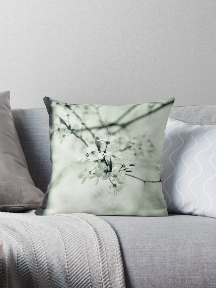 Thumbnail 1 of 4, Pillow, Spring Blossoms designed and sold by misledghost.