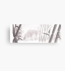 Totoro sumi-e Metal Print