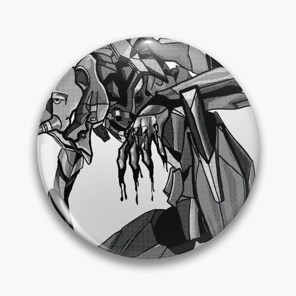 Item preview, Neon Genesis Evangelion EVA Unit-01 Black And White Halftone designed and sold by Jmsbnks.