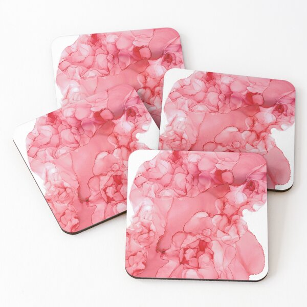 Item preview, Romantic Red Rose Abstract: Original Alcohol Ink Painting by Herzart designed and sold by herzart.