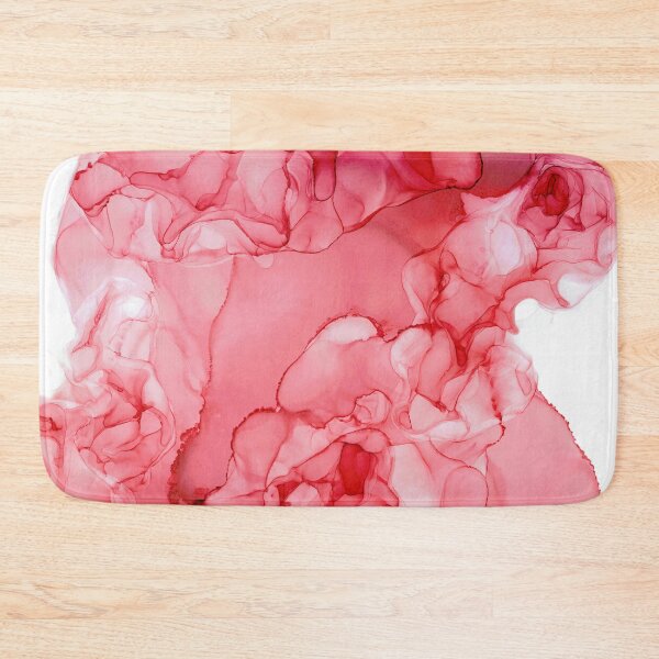 Item preview, Romantic Red Rose Abstract: Original Alcohol Ink Painting by Herzart designed and sold by herzart.