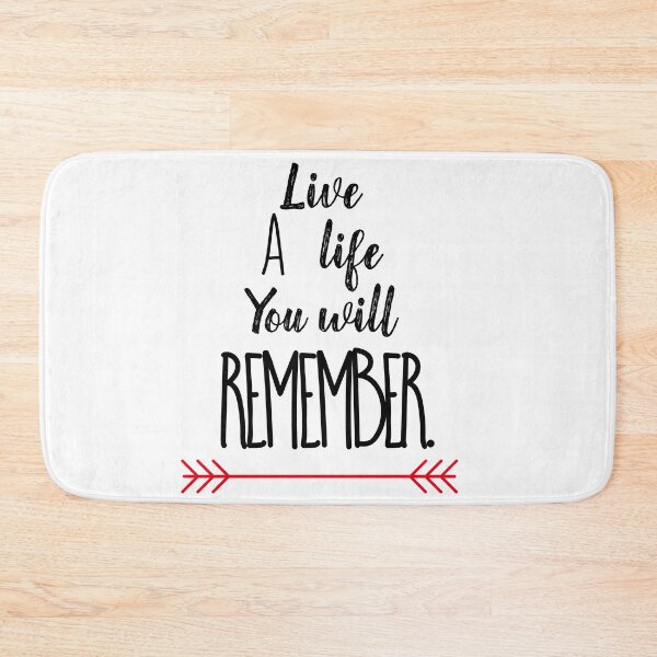 Item preview, live a life you will remember,t-shirt gift, designed and sold by NourElYakine08.