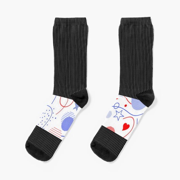 In RWB Style Socks