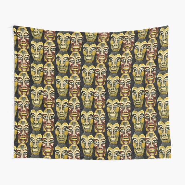 Mayan Aztec Cultural History Tapestry
