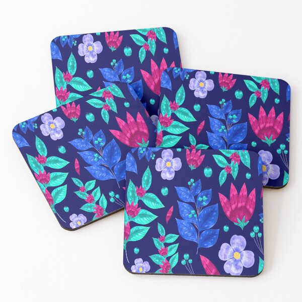 Item preview, Flowers In Blue designed and sold by noirty.
