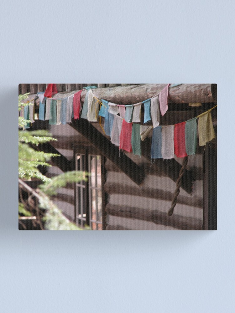 Alternate view of Prayer Flags Canvas Print