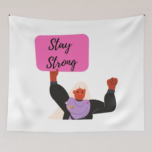Item preview, Stay Strong Lady designed and sold by Mywaymylife.