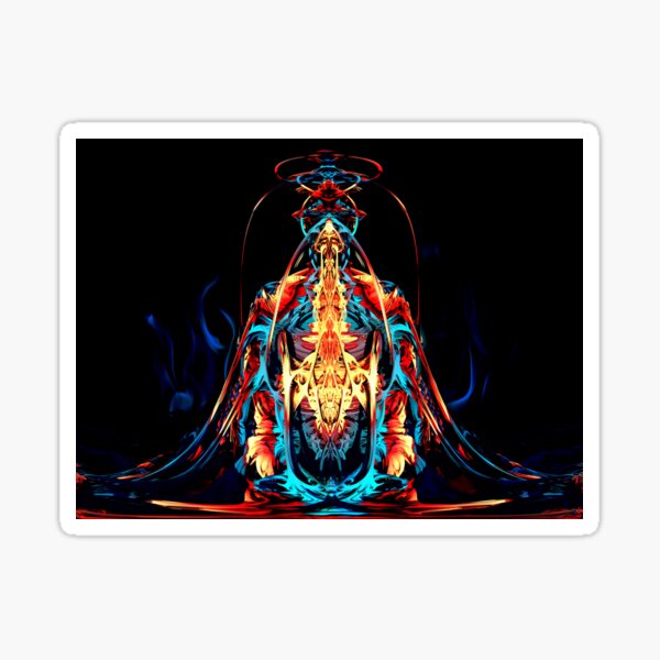 The Posthuman Prince of Azarius by Spaced Painter Sticker