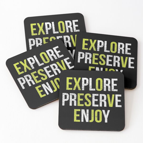 Item preview, Explore Preserve Enjoy in White designed and sold by AndrewY.