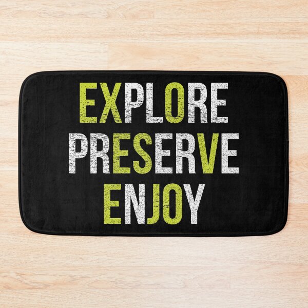 Item preview, Explore Preserve Enjoy in White designed and sold by AndrewY.