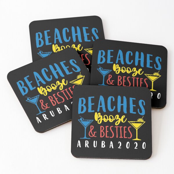 Item preview, Beaches Booze Besties Bachelorette Aruba 2020 Girls Trip design designed and sold by jakehughes2015.