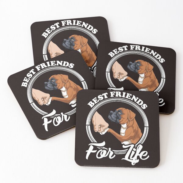 Item preview, Boxer Dog Lover Design "Best Friends For Life" designed and sold by adsman68.