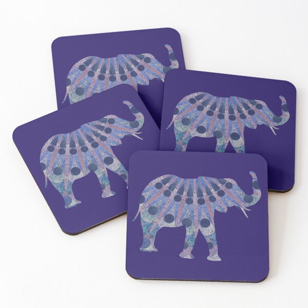 Item preview, One Purple Mandela Elephant designed and sold by WatersEdgeGal.