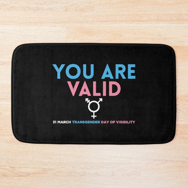 Item preview, You Are Valid Transgender Day Of Visibility Trans Ally print designed and sold by jakehughes2015.