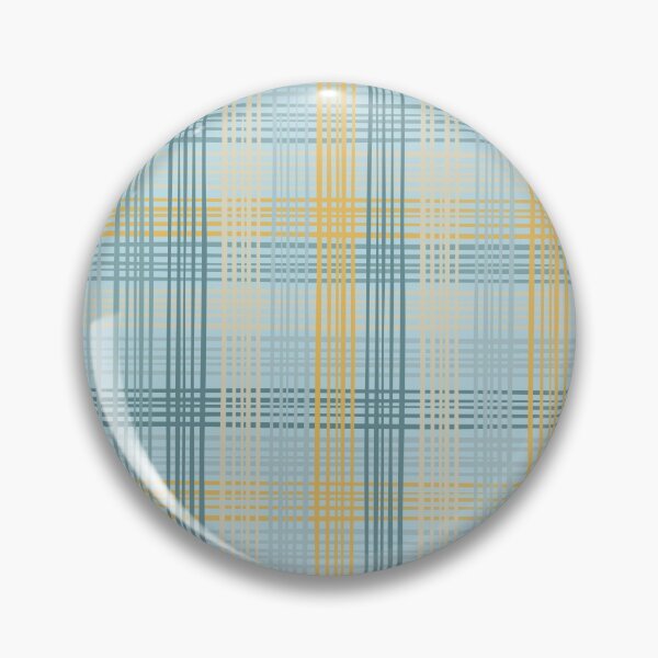 Item preview, Geometric lines in aqua green and mustard yellow pattern designed and sold by Si-Weiya.