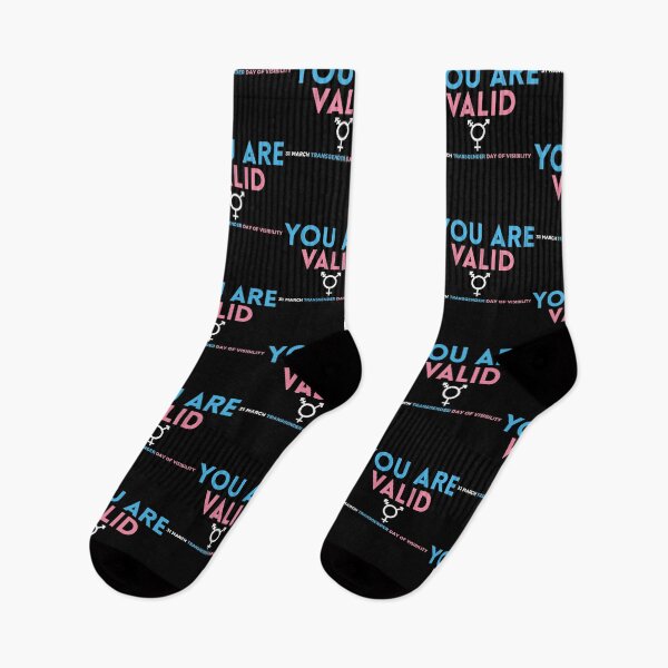 Item preview, You Are Valid Transgender Day Of Visibility Trans Ally print designed and sold by jakehughes2015.
