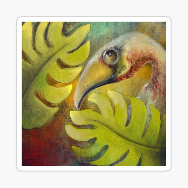 Tropical bird Sticker