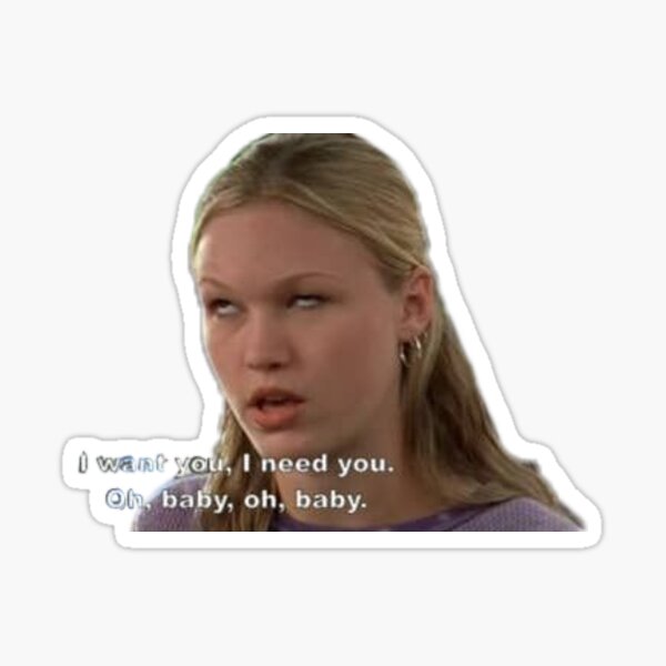 10 things I hate about you sticker Sticker
