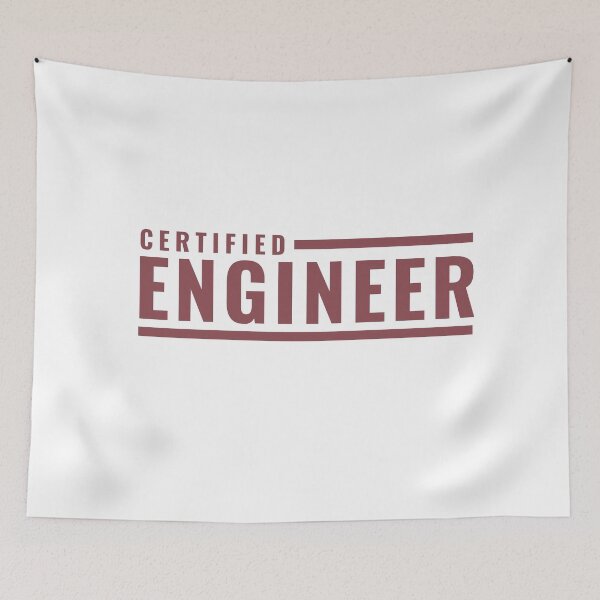 Item preview, Certified Engineer designed and sold by ItsNikkiArts.