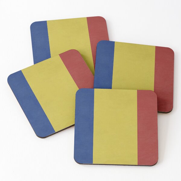 Item preview, Romania Flag designed and sold by Leslie Montgomery Art.