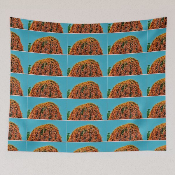 Item preview, Bright flush of orange flowers 橙花 against a blue sky in Australia by Bao-Er designed and sold by Chinaspaces.