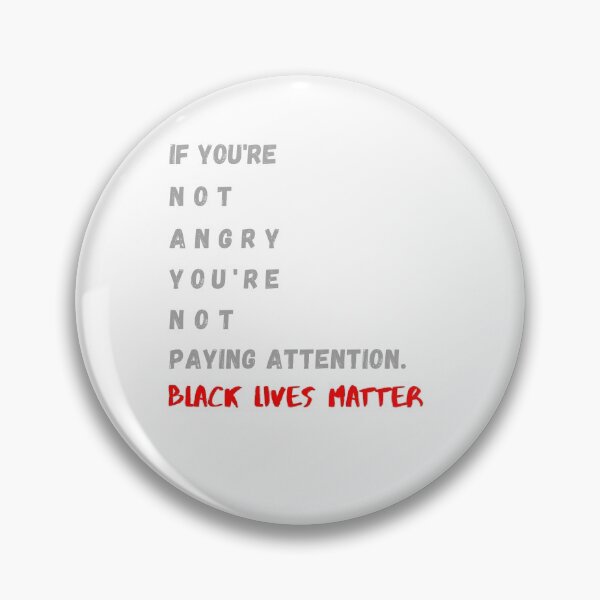 Item preview, If You're NOT Angry You're Not Paying Attention Shirt | Black Lives Matter Shirt Raised Fist | Equality Shirt Racial Equality designed and sold by LUKAshopApparel.