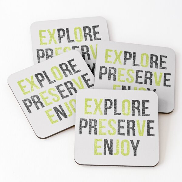Item preview, Explore Preserve Enjoy in Black designed and sold by AndrewY.