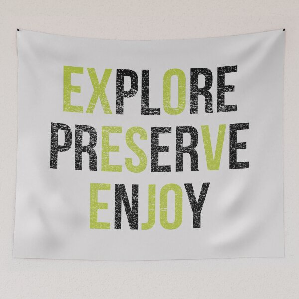 Item preview, Explore Preserve Enjoy in Black designed and sold by AndrewY.
