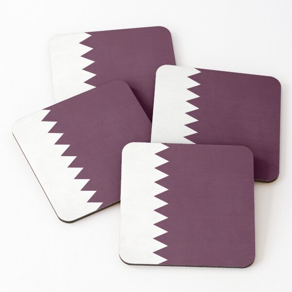 Item preview, Qatar Flag designed and sold by Leslie Montgomery Art.