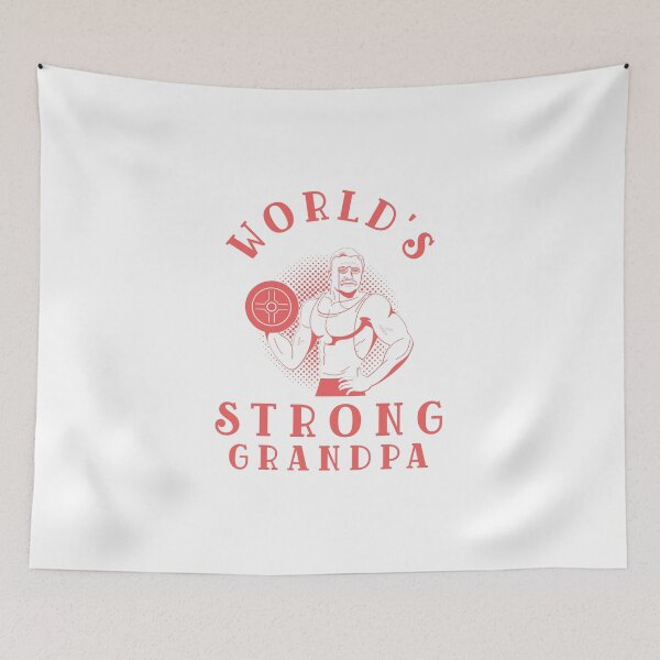 Item preview, WORLD'S STRONG GRANDPA designed and sold by lemmark.