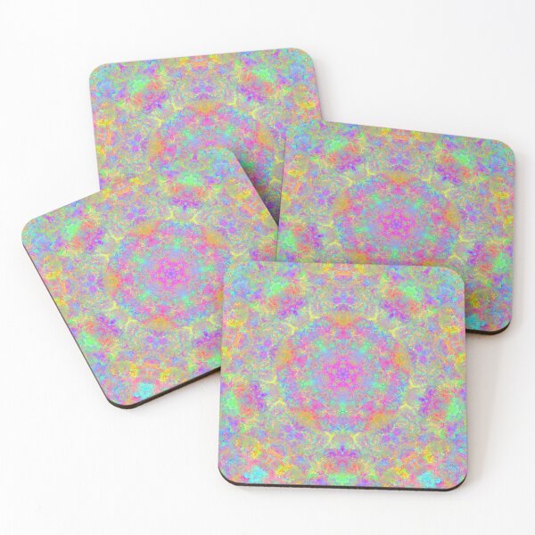 Item preview, Rainbow Pastel Psychedelic Pattern designed and sold by RiaBubble.