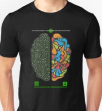 DEC 2012 MERCH LEFT RIGHT HEMISPHERE VISUALLY EXPLAINED Unisex T-Shirt
