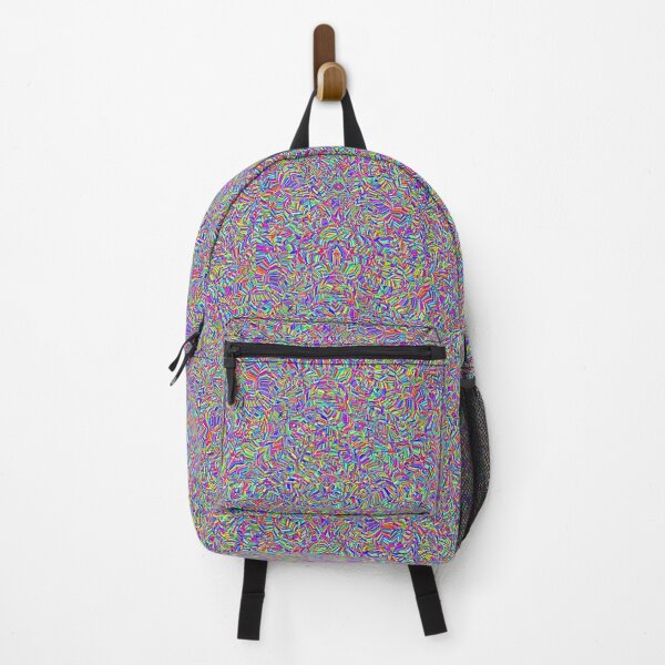 Item preview, Rainbow Static Psychedelic Pattern designed and sold by RiaBubble.