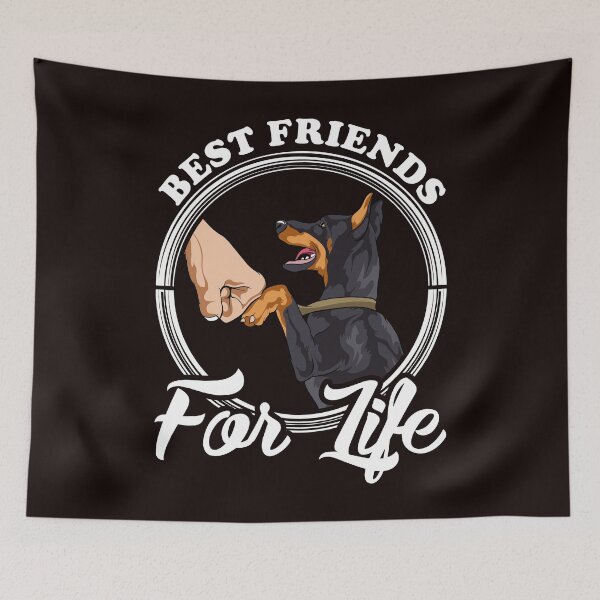 Item preview, Doberman Lover Design "Best Friends For Life" designed and sold by adsman68.