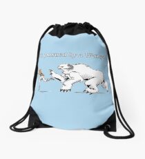 William Shakespeare's Star Wars: Exit, pursued by Wampa Drawstring Bag
