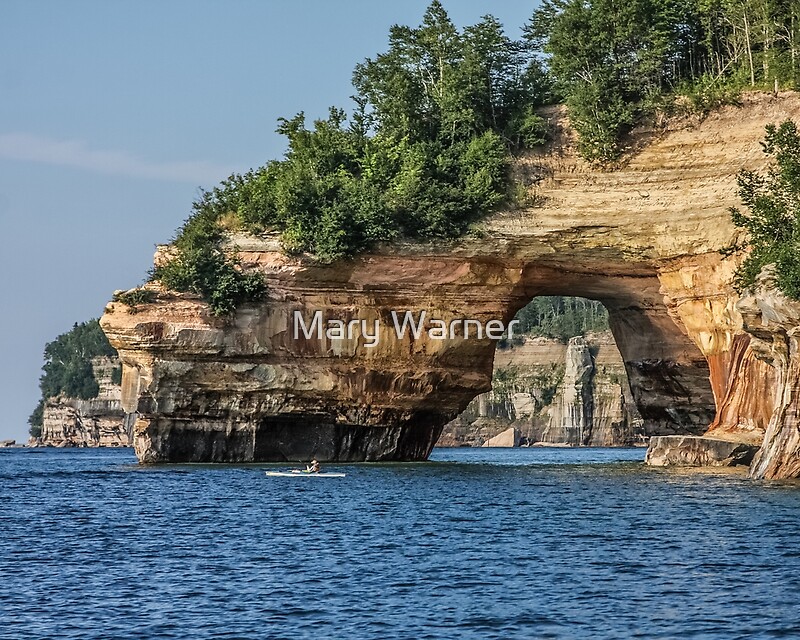 "Pictured Rocks National Seashore Michigan" by Mary Warner Redbubble