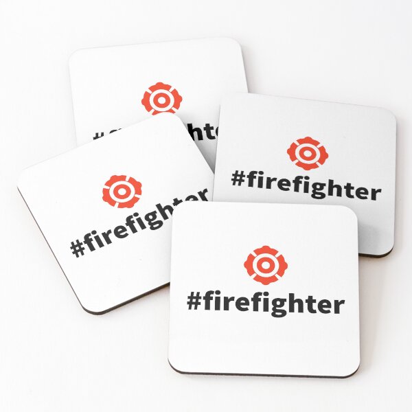 Item preview, FIREFIGHTER - FIRE - FIREFIGHTER USA - USA - HERO  designed and sold by Tropical Blood.