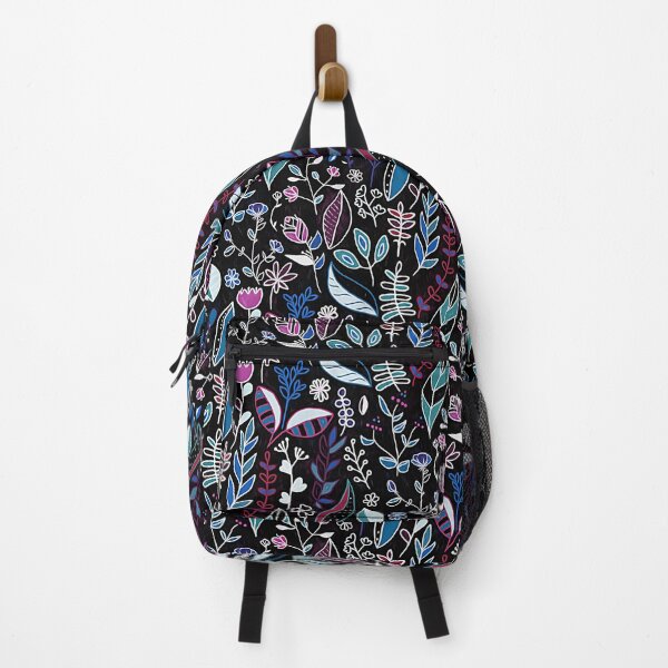 Item preview, Vibrant Midnight Nature Doodle designed and sold by TigaTiga.