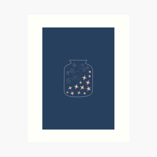 jar full of stars Art Print