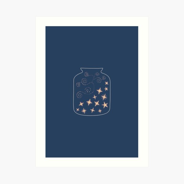 jar full of stars Art Print