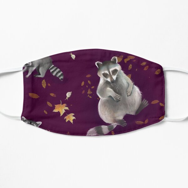 Sweet raccoon Flat Mask