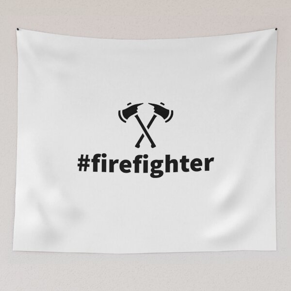 Item preview, FIREFIGHTER - FIRE - FIREFIGHTER USA - USA - HERO  designed and sold by Tropical Blood.