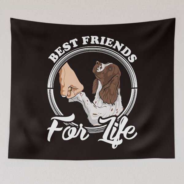 Item preview, English Springer Spaniel Lover Design "Best Friends For Life" designed and sold by adsman68.