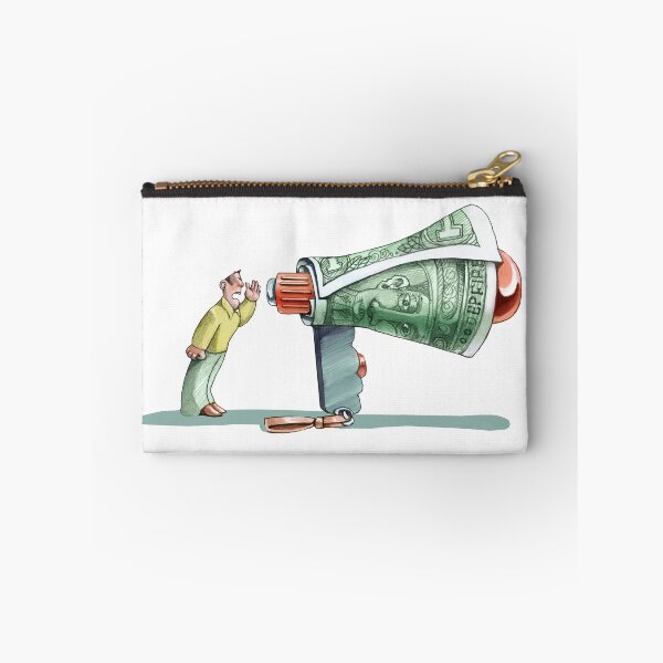 Item preview, the money gives voice allegory of power of money in information world designed and sold by nuvolanevicata.