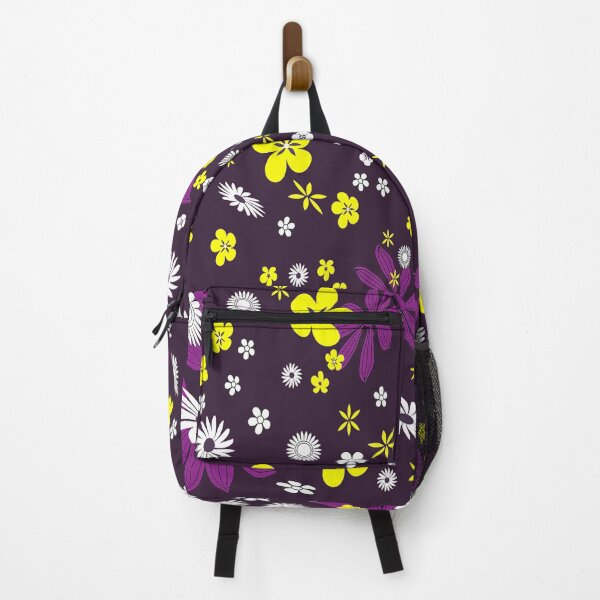 Item preview, purple and yellow Flower pattern designed and sold by Mirnamar.